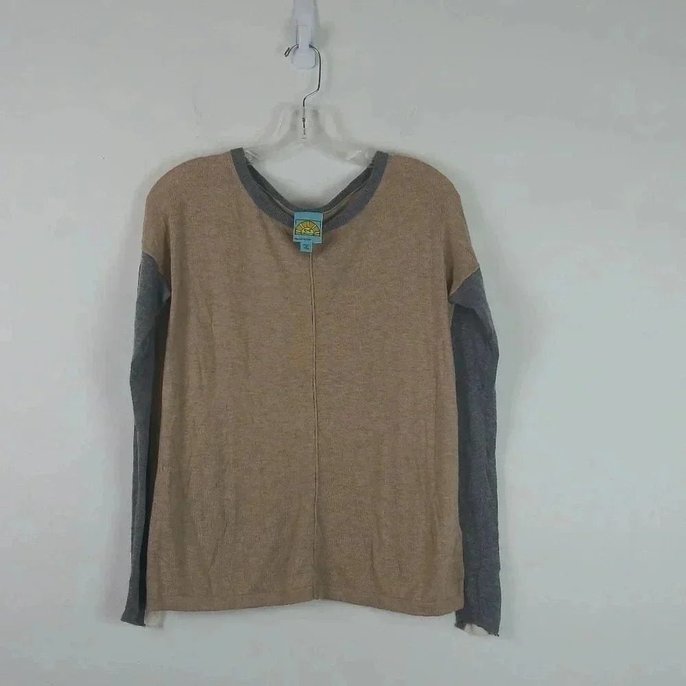 C&C California🌺Cashmere Blend Color Block Sweater - Picture 6 of 6